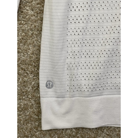 Lululemon Breeze Long Sleeve White Breathable Shirt 6 - Picture 7 of 9